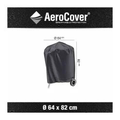 AeroCover Schutzhülle für Grillgeräte Durchmesser 57 cm anthrazit