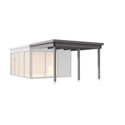 Anbau für Designhaus 412 Größe 2 hellgrau