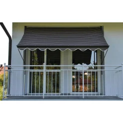 Angerer Freizeitmöbel GmbH Klemmmarkise braun/creme, 300 cm