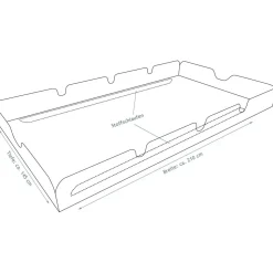 Angerer Freizeitmöbel GmbH Sonnendach 210x145 cm „PE“, tannengrün