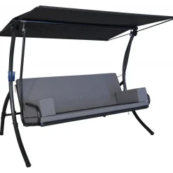 Angerer Freizeitmöbel GmbH Hollywoodschaukel „Elegance Tolar“, grau