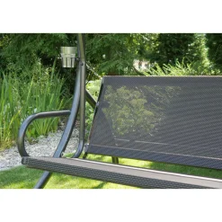 Angerer Freizeitmöbel GmbH Hollywoodschaukel „Elegance Tolar“, grau