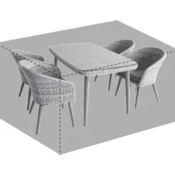 Basic Schutzhülle für Sitzgruppen transparent rechteckig