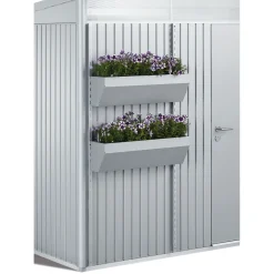 Biohort Blumenkasten FloraBoard silber-metallic