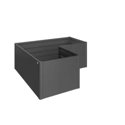 Biohort Hochbeet Größe L dunkelgrau-metallic