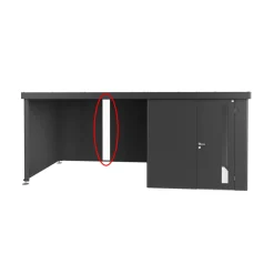 Biohort Lichtpaneel für Seitendach zu Gerätehaus Neo dunkelgrau-metallic