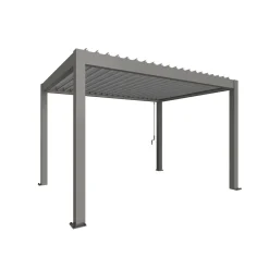 Biohort Pergola Gr. 4 x 3 quarzgrau/silber-metallic