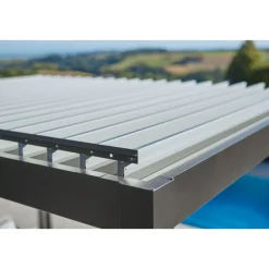 Biohort Pergola Gr. 4 x 3,5 quarzgrau/silber-metallic
