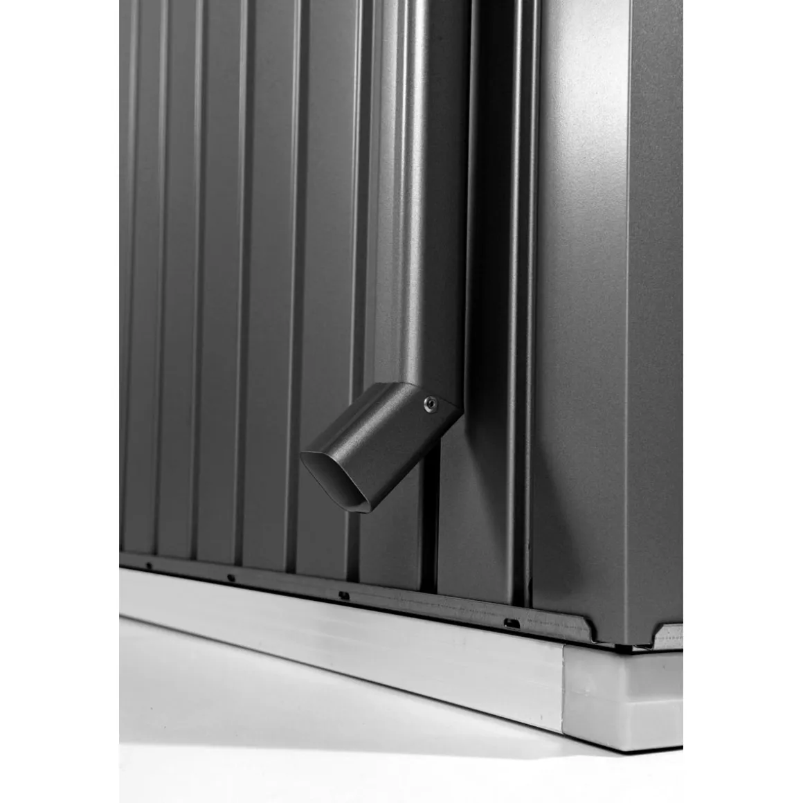 Biohort Regenfallrohr-Set HighLine dunkelgrau-metallic