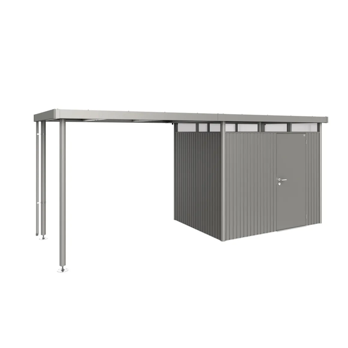 Biohort Seitendach Highline H2 quarzgrau