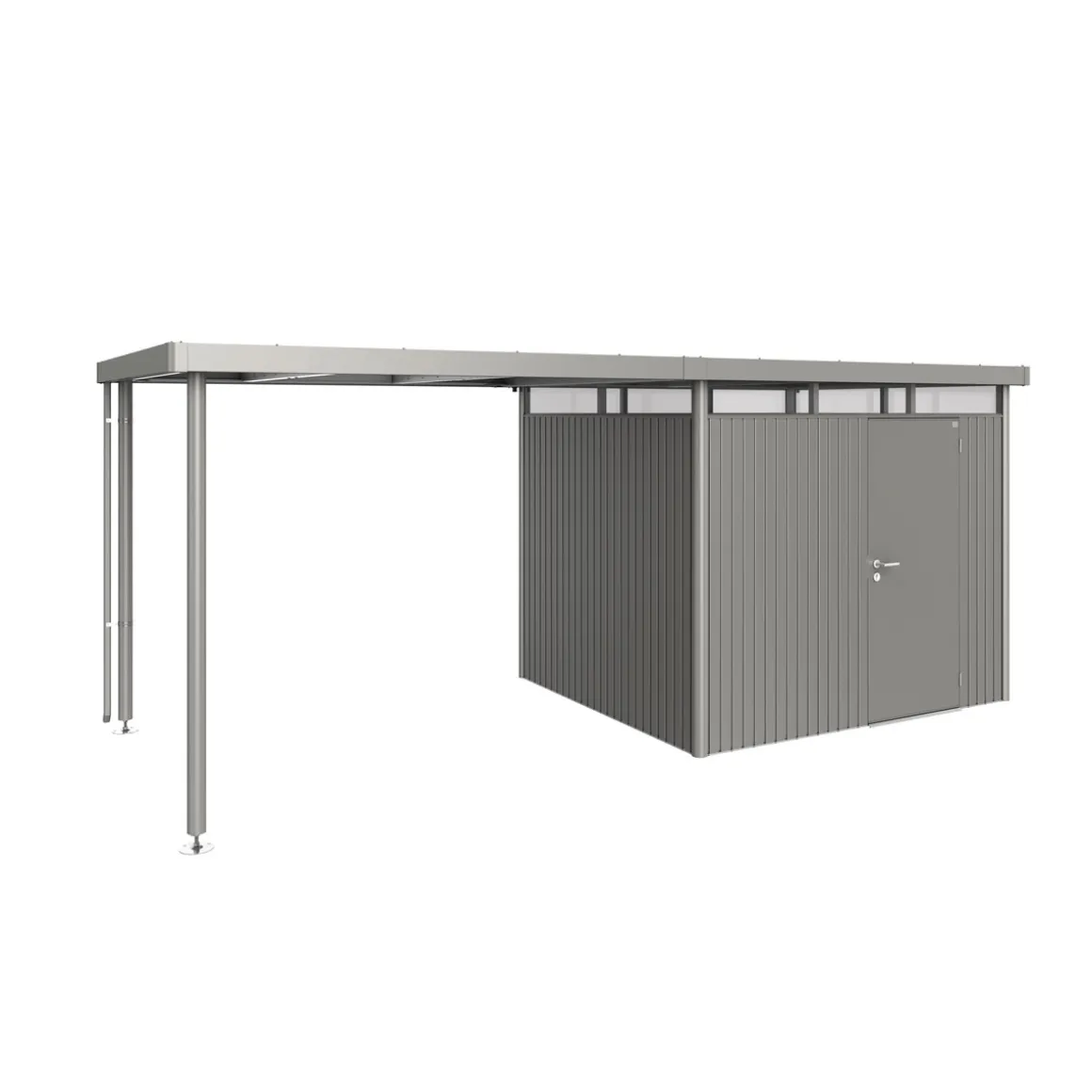 Biohort Seitendach Highline H3 quarzgrau