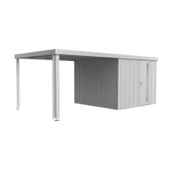 Biohort Seitendach zu Gerätehaus Neo Gr. 3A/3B/3C/3D silber-metallic