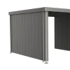 Biohort Seitenwand für Seitendach zu Gerätehaus Neo Gr. 4A/4B/4C/4D quargrau-metallic