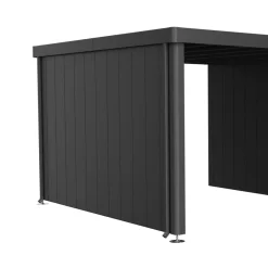 Biohort Seitenwand für Seitendach zu Gerätehaus Neo Gr. 4A/4B/4C/4D dujkelgrau-metallic