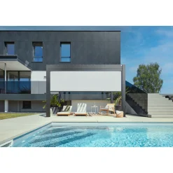 Biohort Sonnenschutzrollo Gr. 3,5 m dunkelgrau-metallic