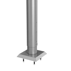 Biohort Steher zum Andübeln für Zaunserie mit Acrylglas