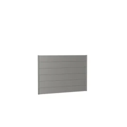 Biohort Wandpaneel für Sichtschutz ohne Acrylglas 200x135 quarzgrau-metallic
