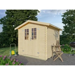 Blockbohlenhaus Köln 210 x 210 cm