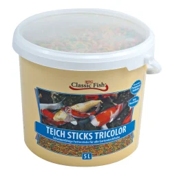 Classic Fish Teich Sticks TriColor Eimer 5l