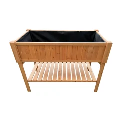 Coemo Hochbeet Kräuterbeet mit Pflanzfolie 120 x 60 x 90 cm