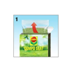 Compo SAAT Nachsaat-Rasen 380 g für 19 m²