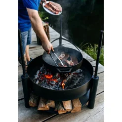 CookKing Pfanne Für Bandito & Montana x 50x50x10cm Schwarz