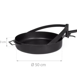 CookKing Pfanne Für Bandito & Montana x 50x50x10cm Schwarz
