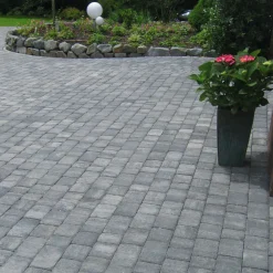 Diephaus Pflaster Nature weiß-schwarz 6 cm 1,04 m2 pro Lage