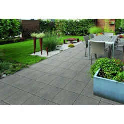 Diephaus Terrassenplatte No 1 Flix 40 x 40 x 4 cm grau