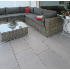 Diephaus Terrassenplatte No 1 Gallant Mittelgrau 80 x 40 x 4 cm