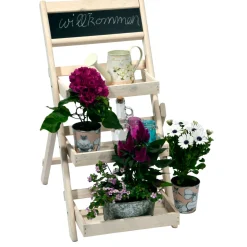 dobar Frühbeet-Aufsatz für Hochbeet 128 x 67 x 31,5 cm Kiefer natur