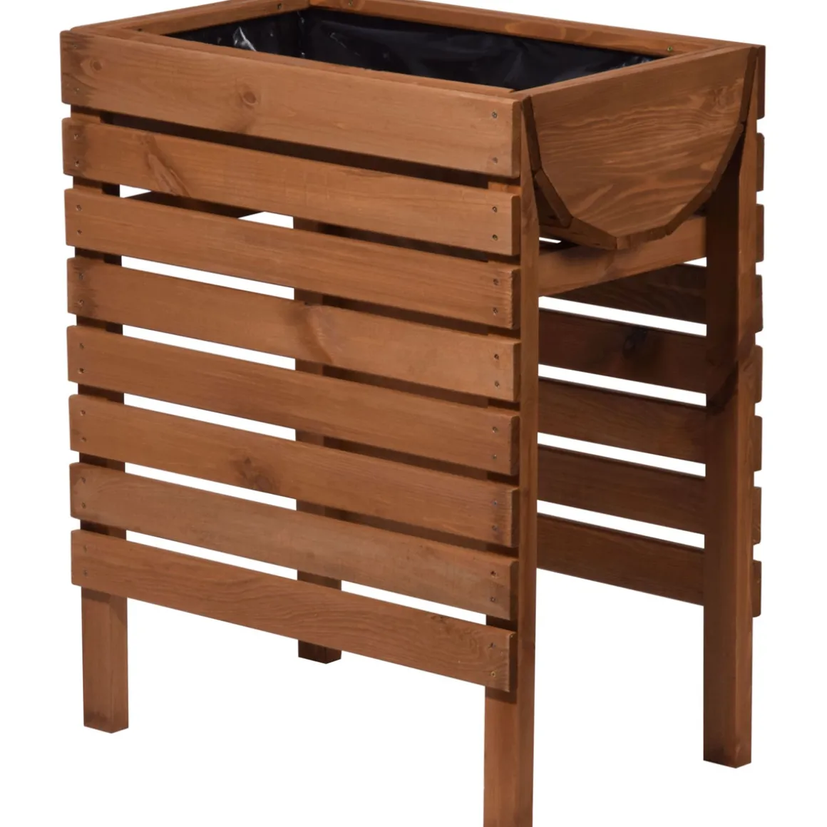 dobar Hochbeet 70 x 45 x 71 cm braun