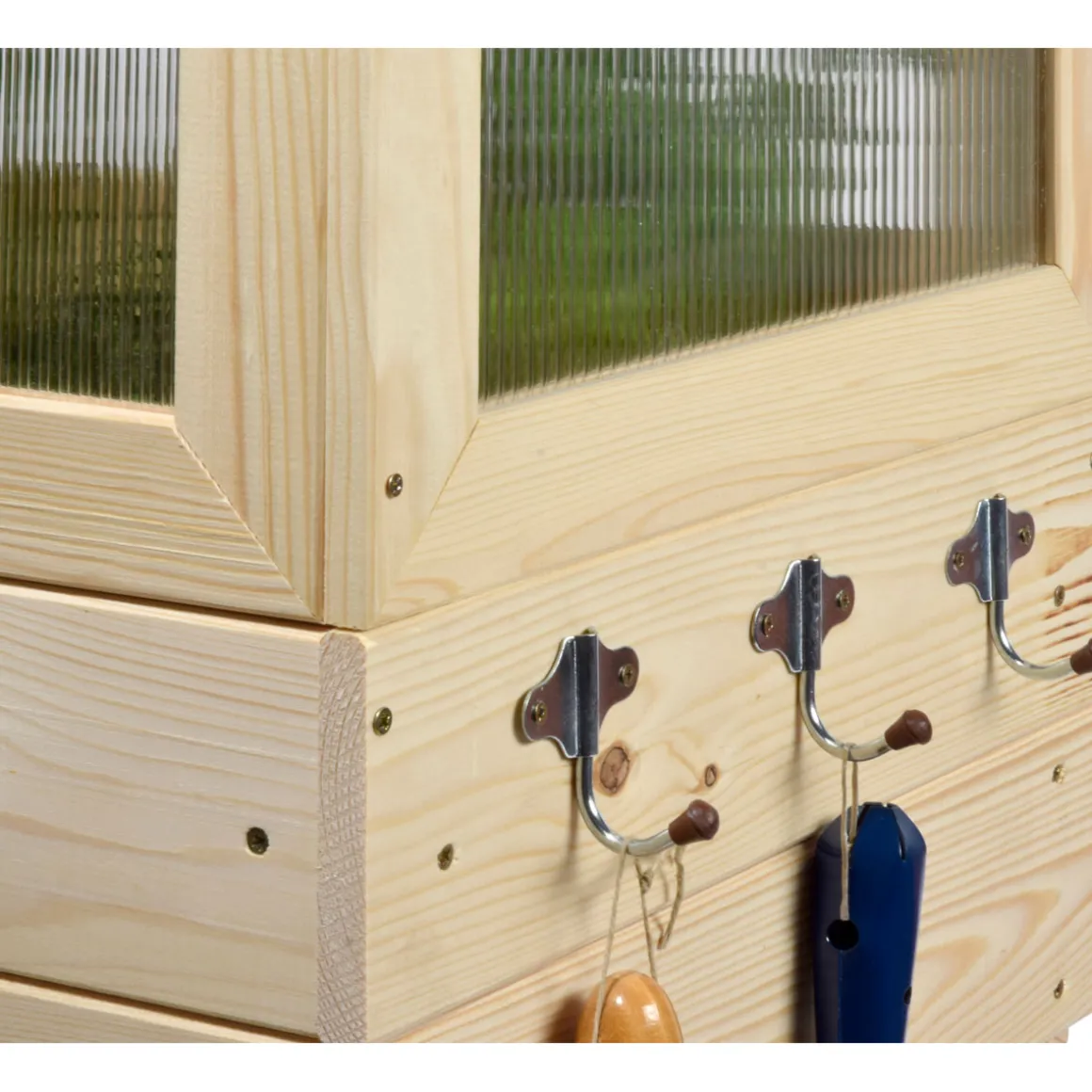 dobar Hochbeet beige 116 x 110 x 40 cm