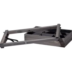 dobar Hochbeet faltbar 58 x 38 x 75 cm grau