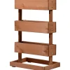 dobar Vertikalbeet 49,5 x 78 x 30 cm braun