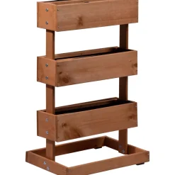 dobar Vertikalbeet 49,5 x 78 x 30 cm braun