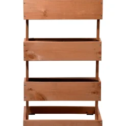 dobar Vertikalbeet 49,5 x 78 x 30 cm braun
