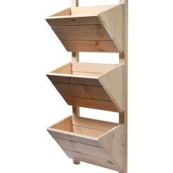 dobar Wandbeet 3-stufig 38 x 79 x 17,5 cm beige