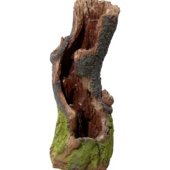 dobar XL Design-Gartenbrunnen 28 x 78 x 33 cm braun/grün