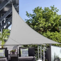 Dreieck-Segel Cannes 3 x 3 x 3 m grey