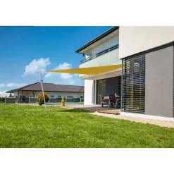 Dreieck-Segel Cannes 4 x 4 x 4 m gelb