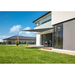 Dreieck-Segel Cannes 4 x 4 x 4 m anthrazit