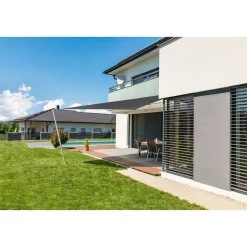 Dreieck-Segel Cannes 4 x 4 x 4 m anthrazit