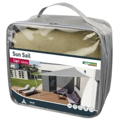 Dreieck-Segel Capri 4 x 4 x 4 m champagner