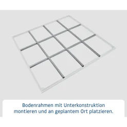 EcoStar Aluminium-Unterkonstruktion für Fußböden GH2 Typ2