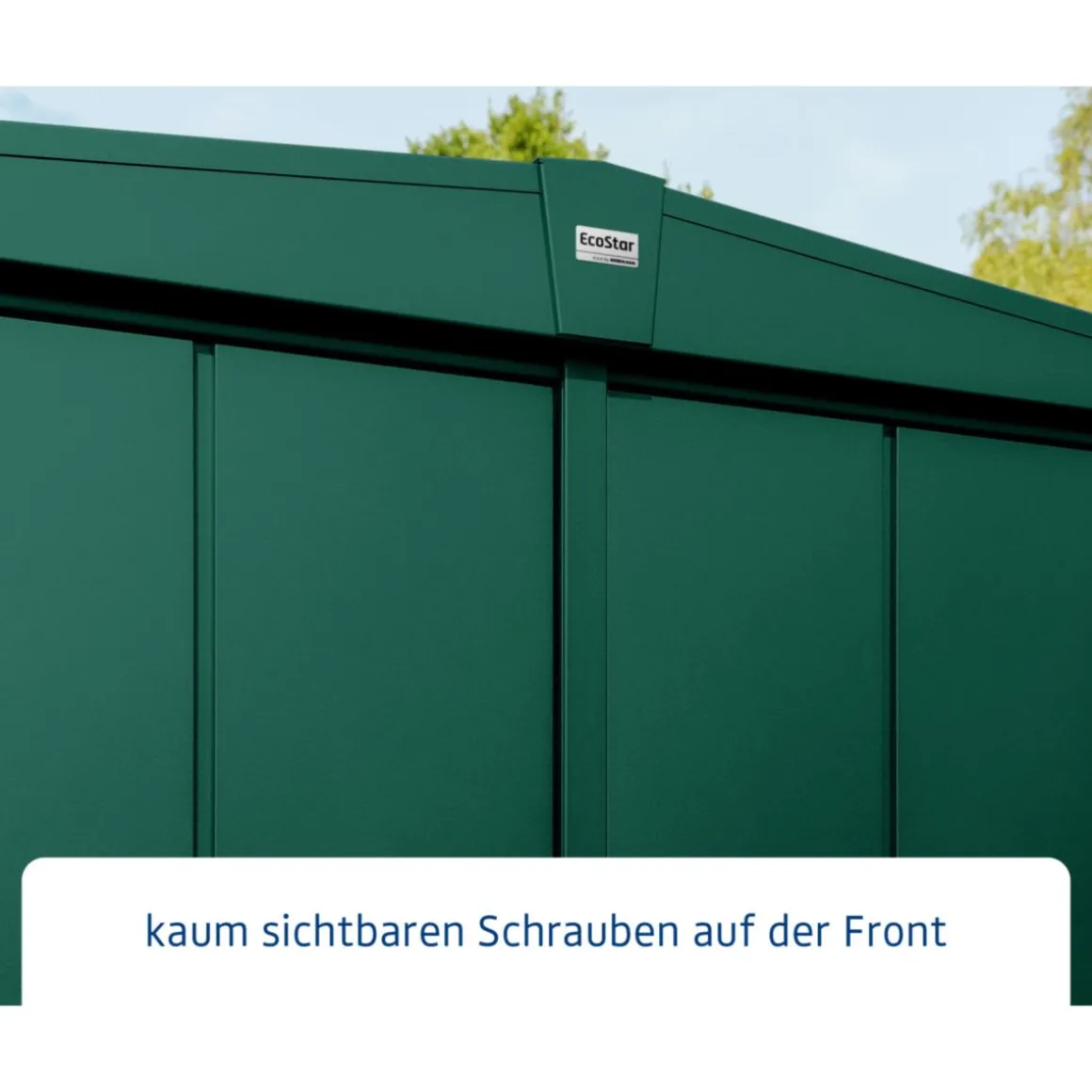 EcoStar Gerätehaus Elegant-STyp 3RAL7016 1 flg