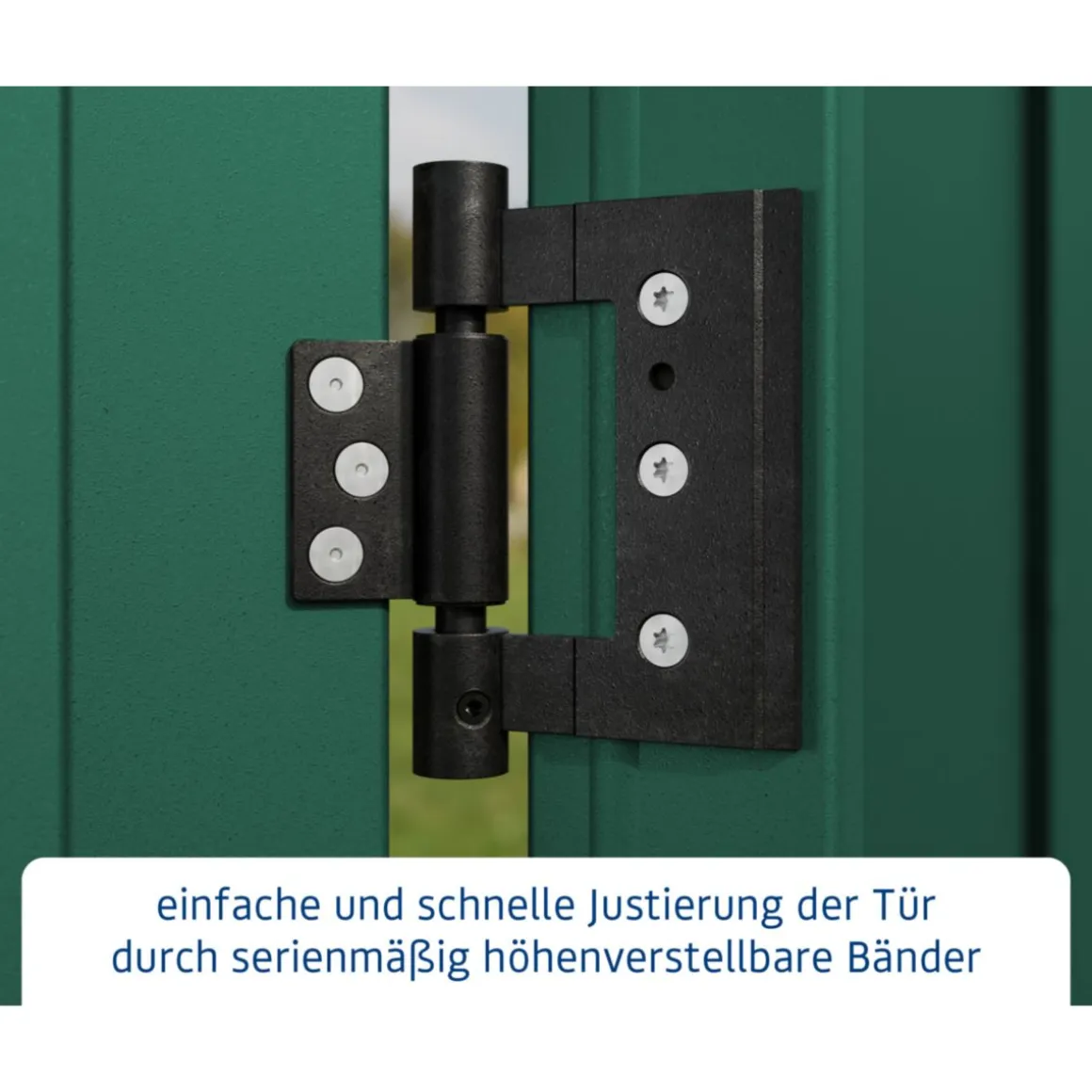 EcoStar Gerätehaus Elegant-STyp 3RAL7016 1 flg