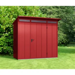 EcoStar Gerätehaus Elegant-PTyp 1RAL3004 1 flg