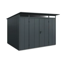EcoStar Gerätehaus Elegant-PTyp 3RAL7016 2 flg