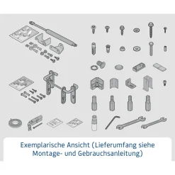 EcoStar Gerätehaus Elegant-PTyp 2RAL3004 1 flg